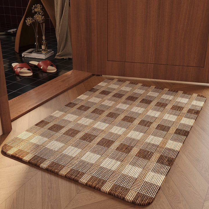 Geometric Pattern Decorative Entryway Mat