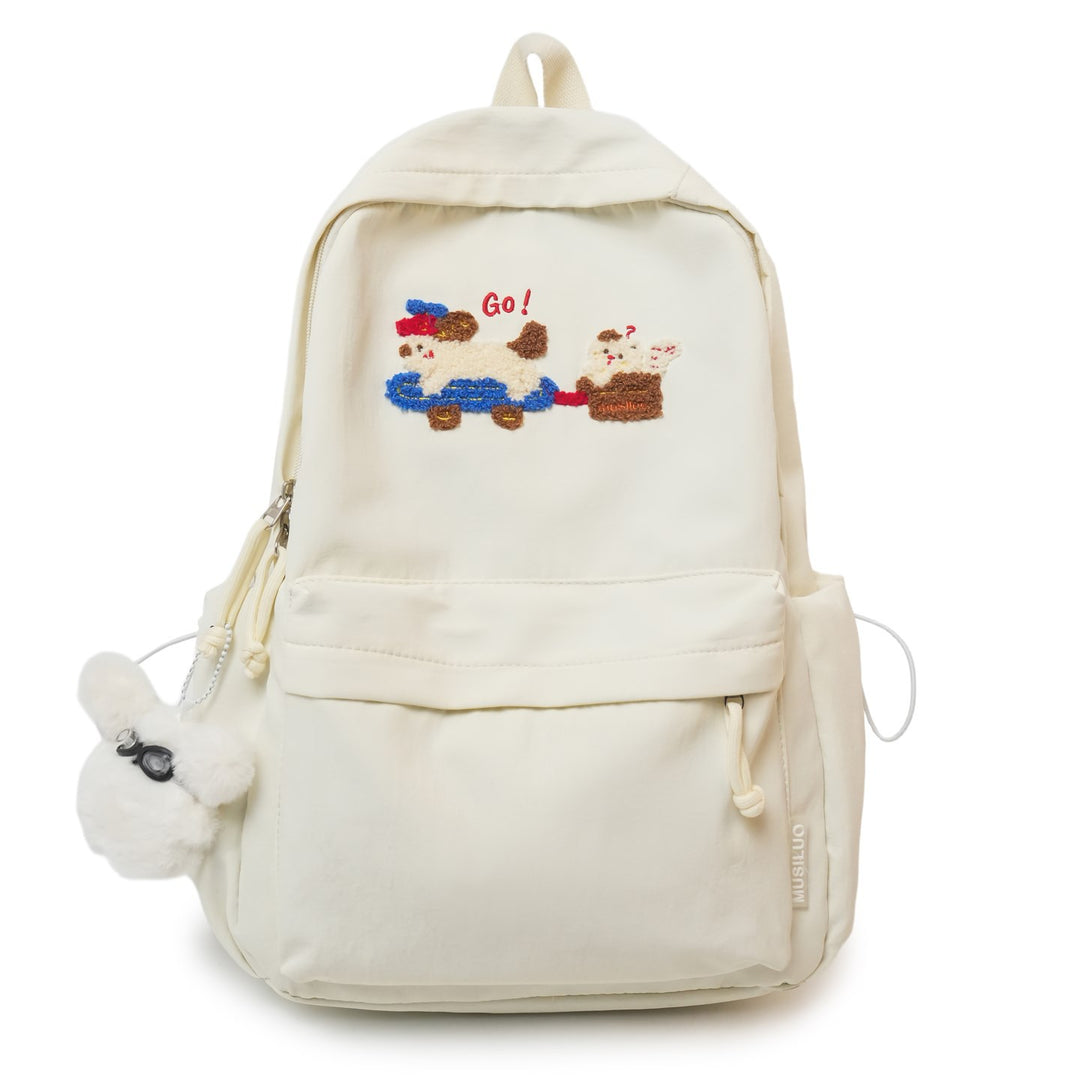 Cute Embroidered Animal-Themed Backpack Kalsten