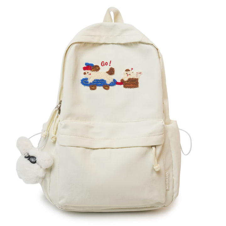 Cute Embroidered Animal-Themed Backpack Kalsten