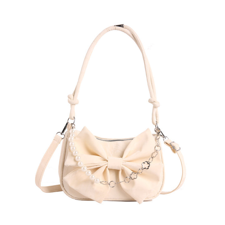 Elegant Bow-Embellished Handbag Kalsten