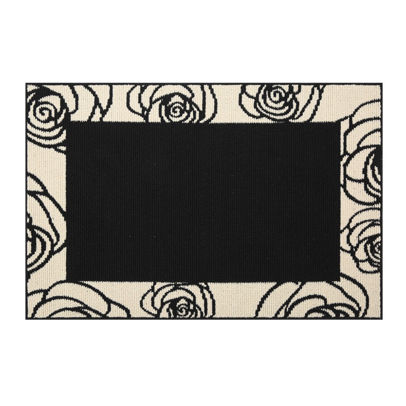 Floral Patterned Indoor Welcome Mat