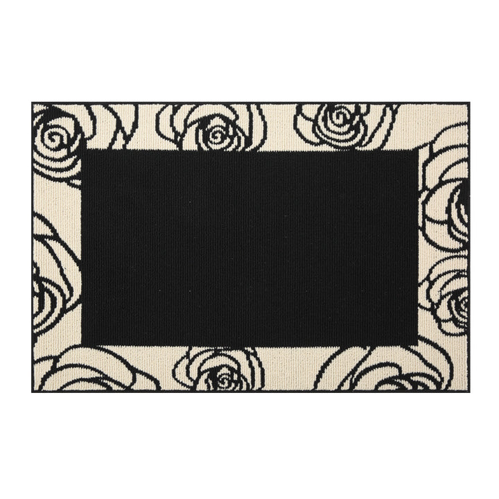 Floral Patterned Indoor Welcome Mat