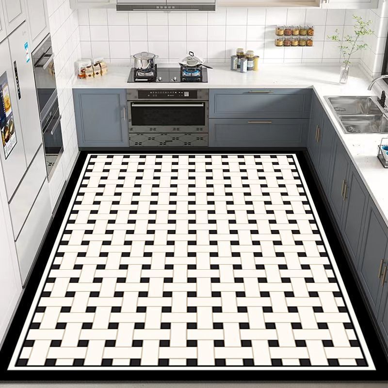 Geometric Pattern Kitchen Mat