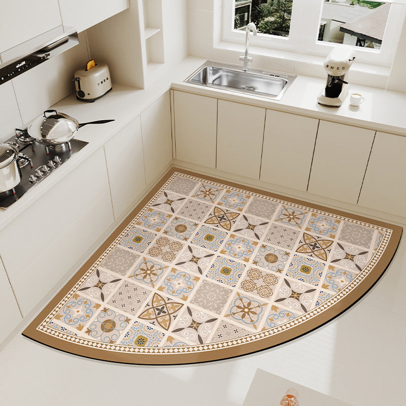 Heart-Shaped Kitchen Mat