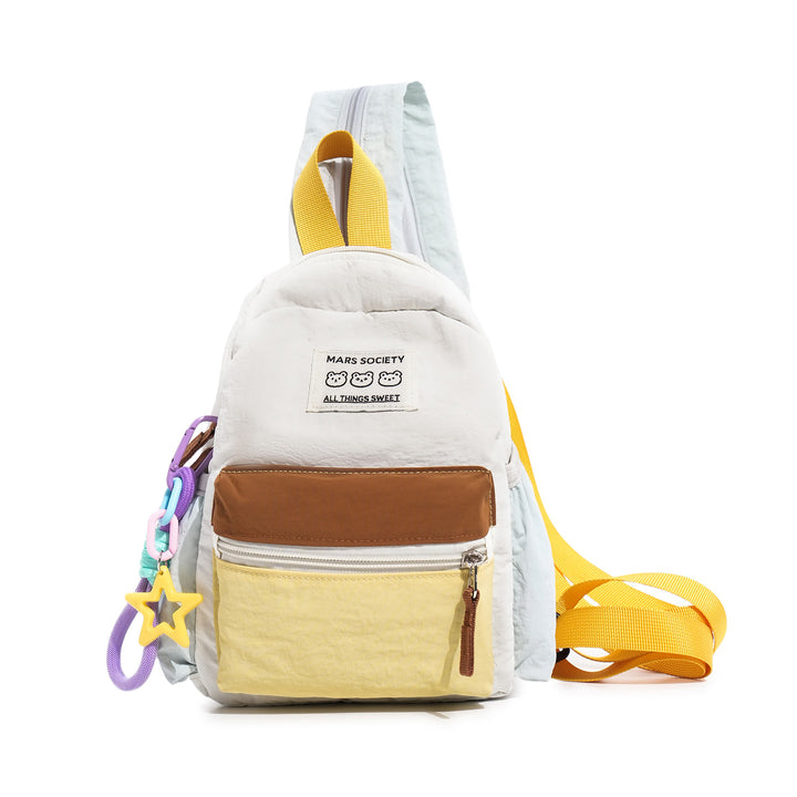 Color-Block Casual Backpack Kalsten