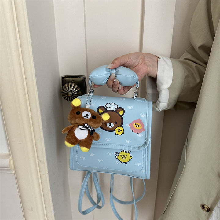 Cute Cartoon Print Crossbody Bag