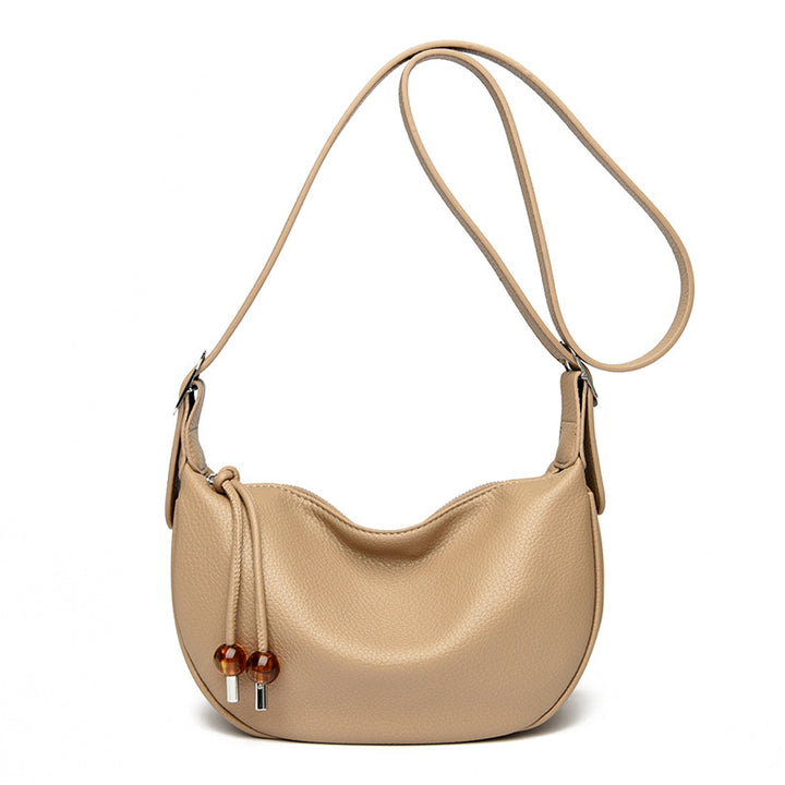Casual Textured Leather Sling Bag Kalsten