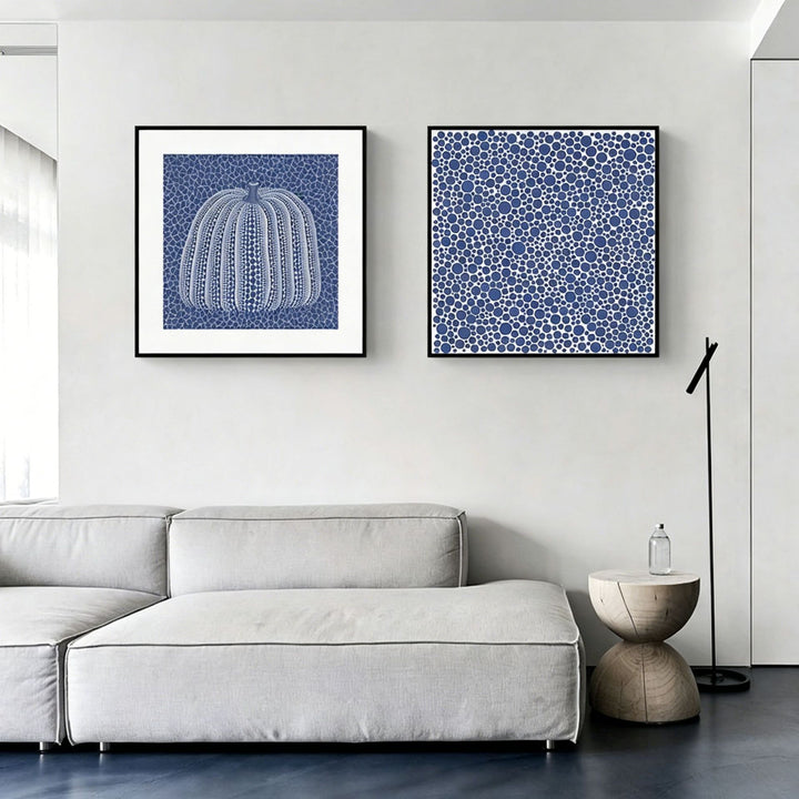 Contemporary Abstract Pumpkin Canvas Art