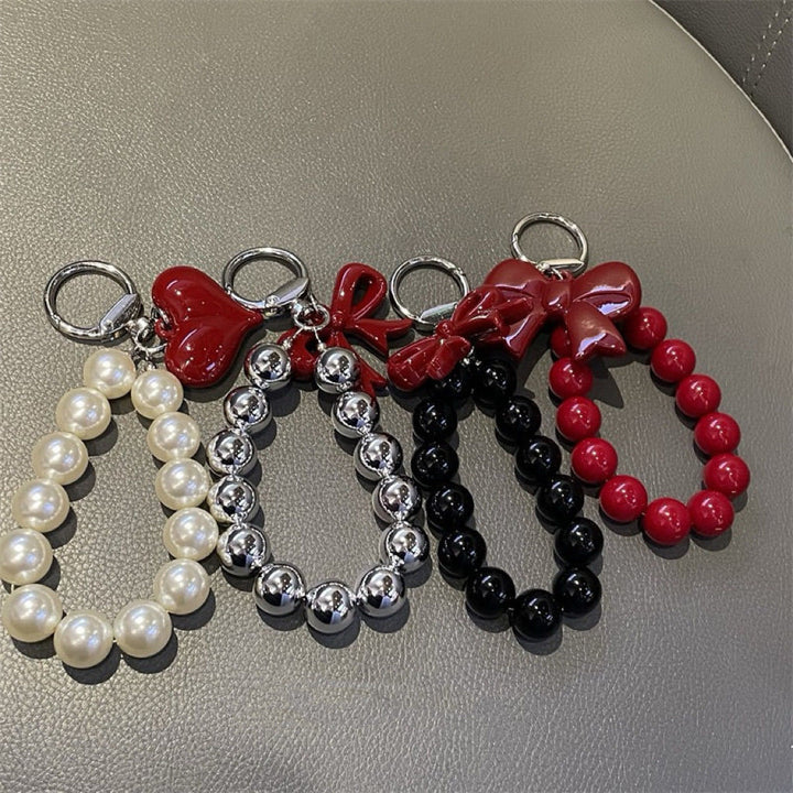 Elegant Pearl Charm Keychain Kalsten