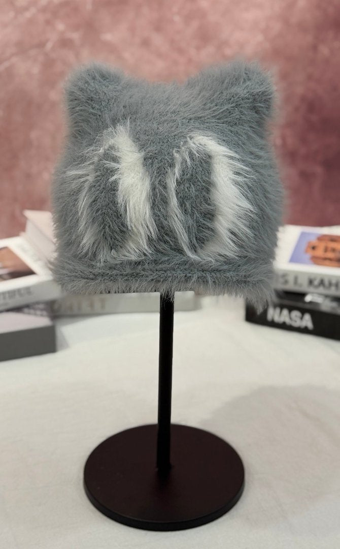 Cozy Faux Fur Cat Ears Beanie Kalsten