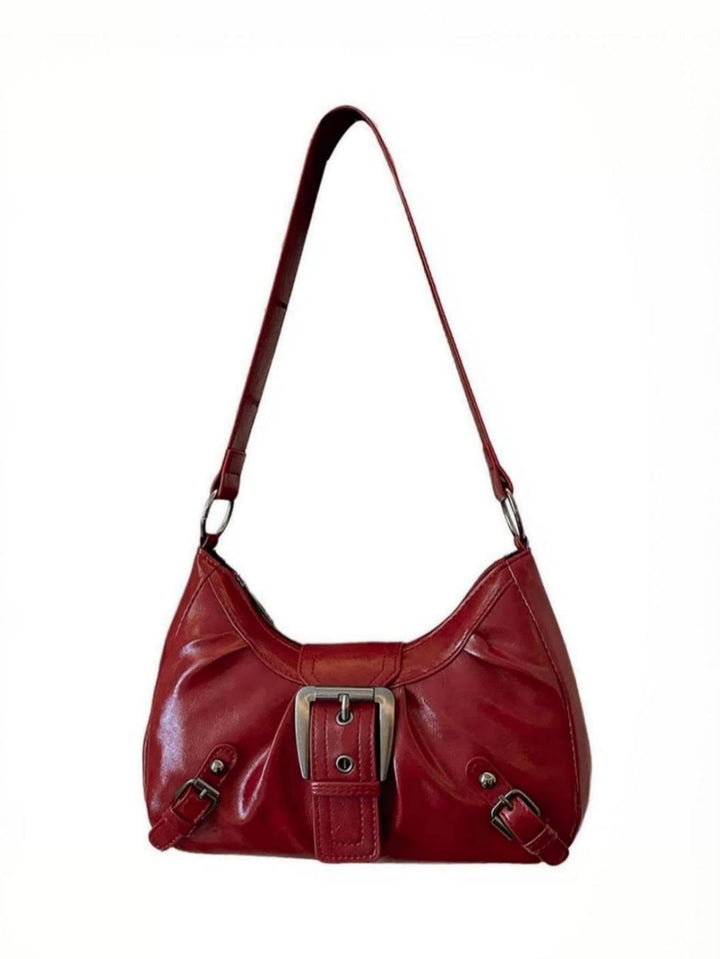 Shoulder bag with trendy design and decorative buckle closure Kalsten