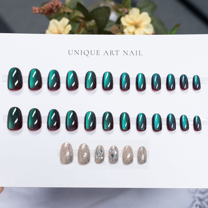 High Shine Press-On Nail Art