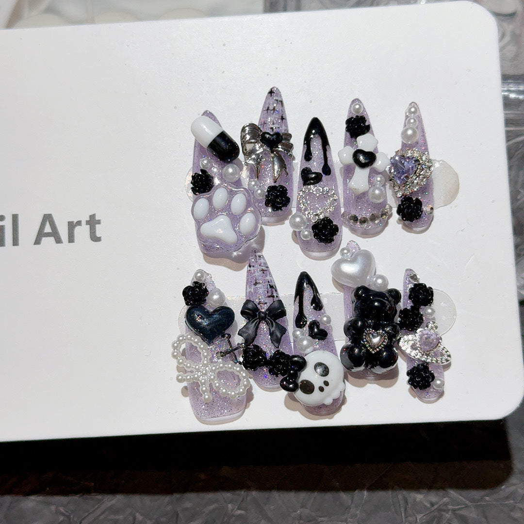 Decorative 3D Themed Nail Art Set