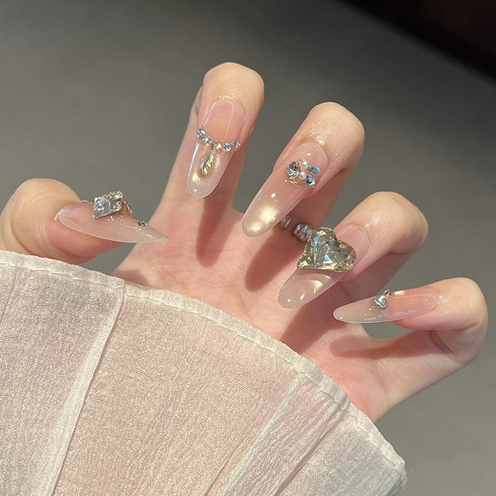 3D Embellished Press-On Nail Art Set Kalsten
