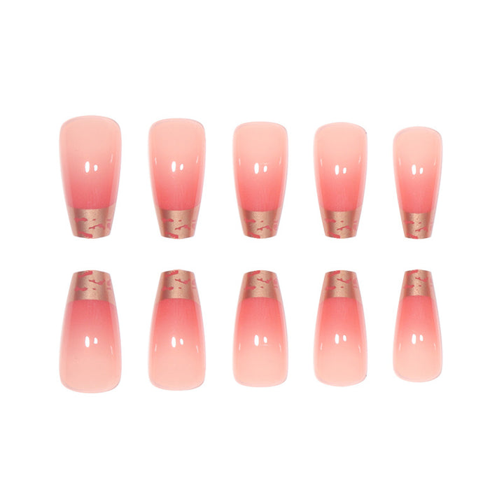 Elegant Gradient Stiletto Press-On Nails Kalsten