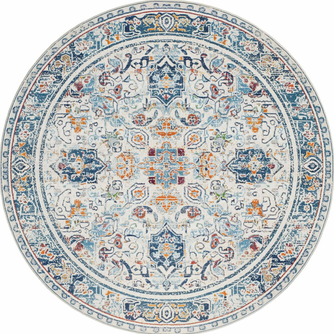 Ornate Floral Vintage Area Rug Kalsten