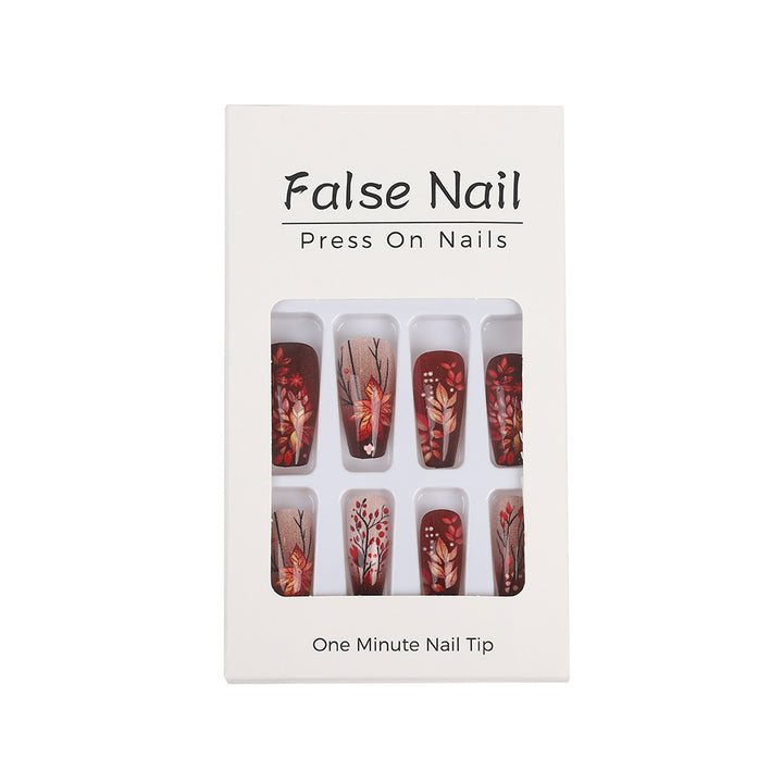 Artificial nails with floral design Kalsten