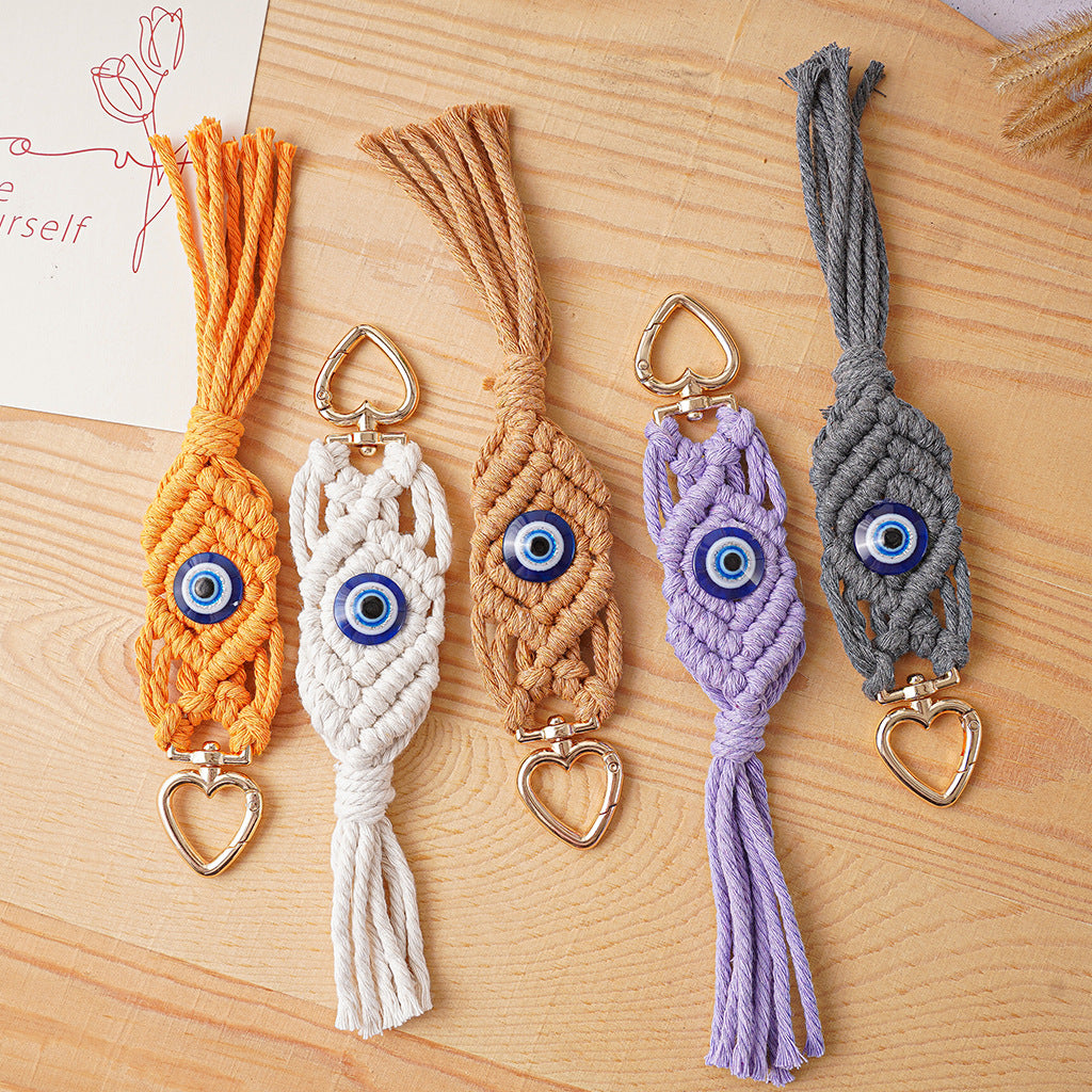 Decorative Macrame Keychain Holder Kalsten
