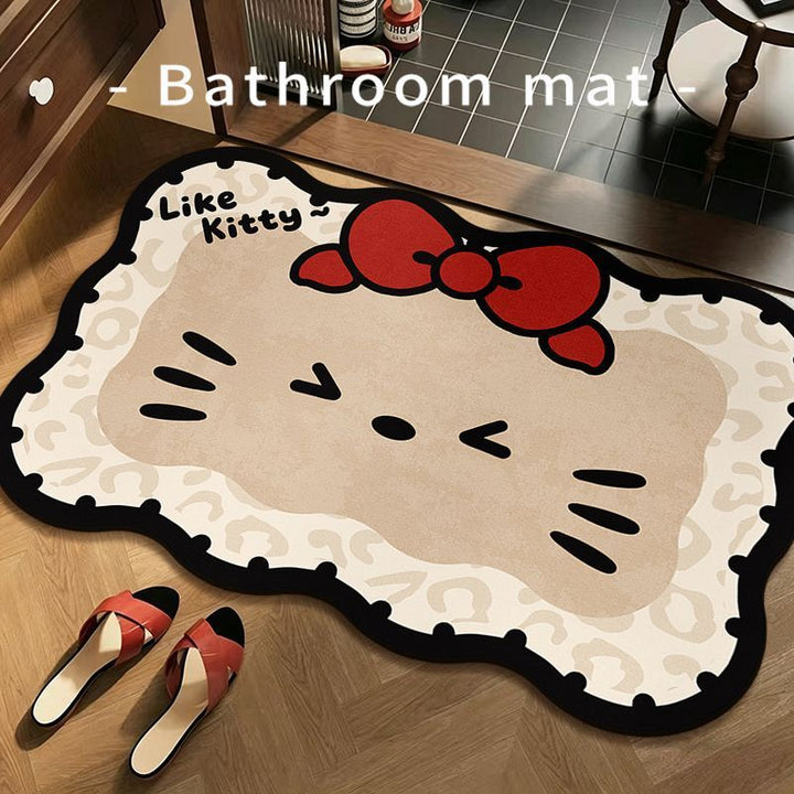 Funny Frog Bathroom Mat