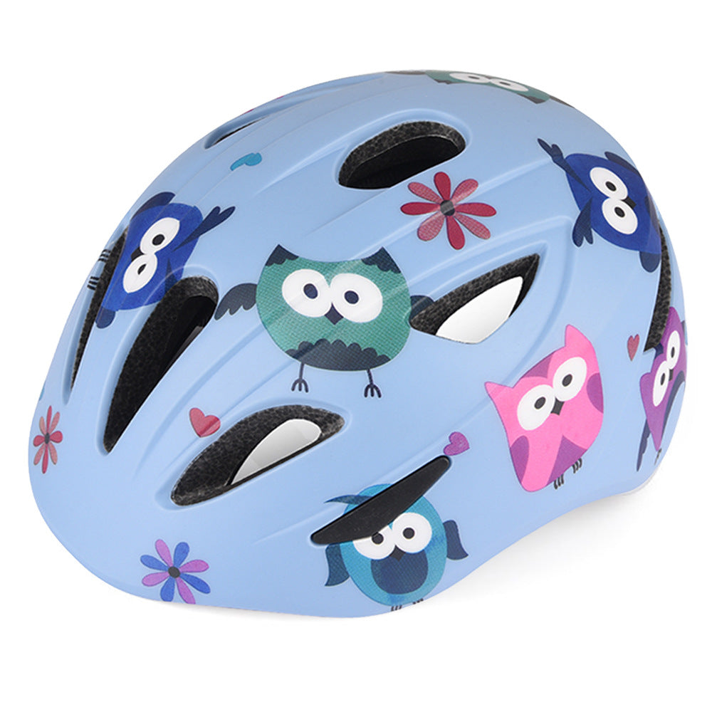 Children's bicycle helmet with enchanting owl design and optimal protection Kalsten