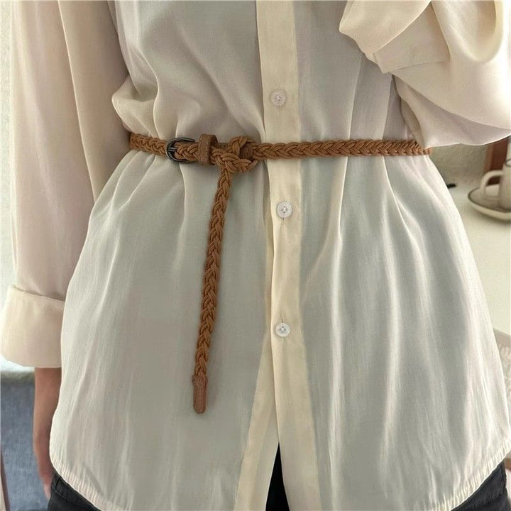 Braided Leather Belt Kalsten