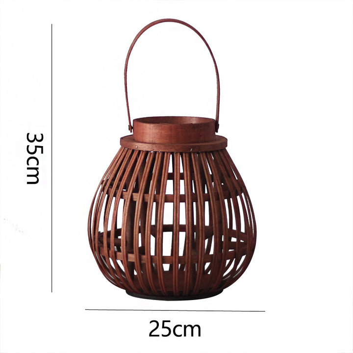 Handmade Rattan Lantern Kalsten