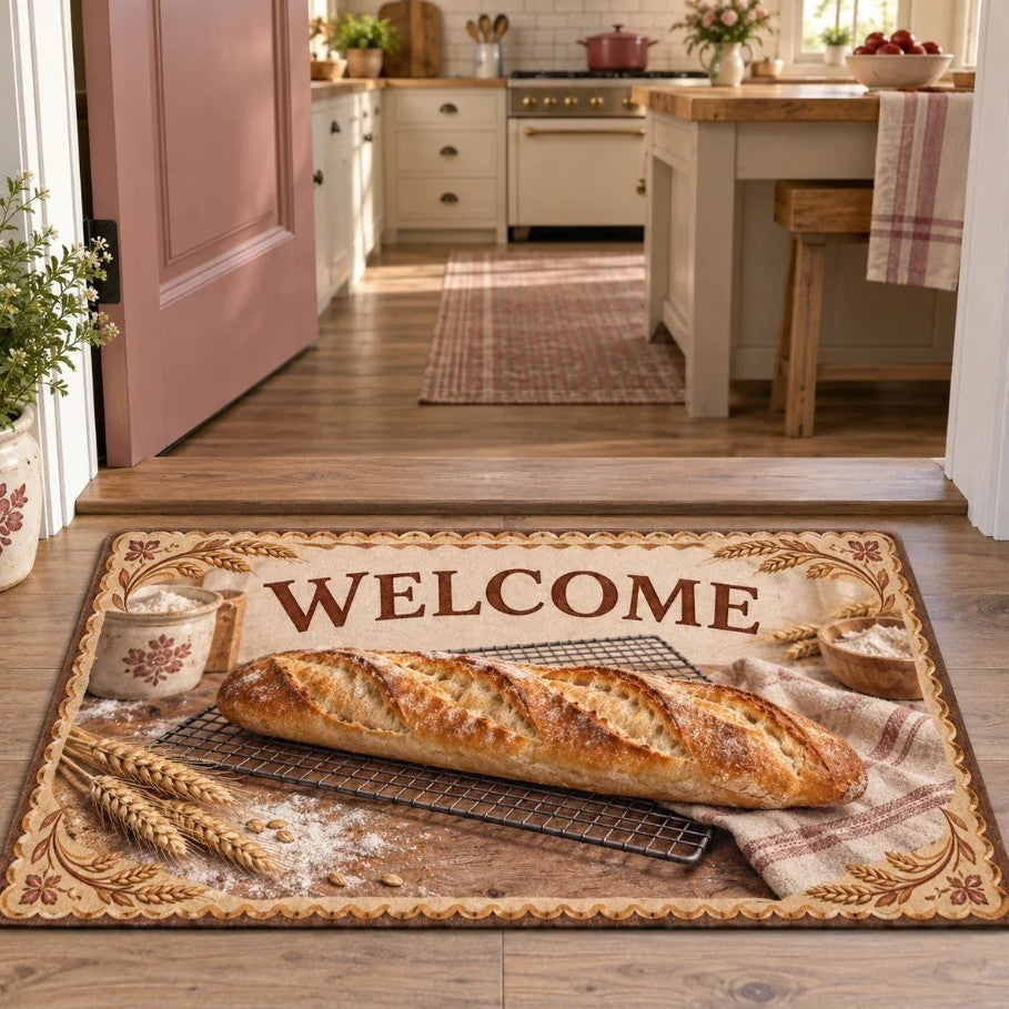 Floral Welcoming Door Mat Kalsten