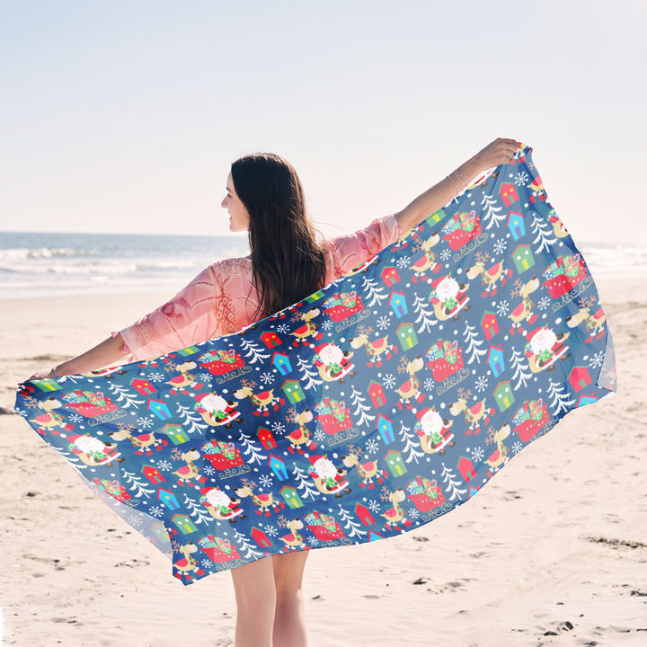 Beach towel in elegant jellyfish design Kalsten