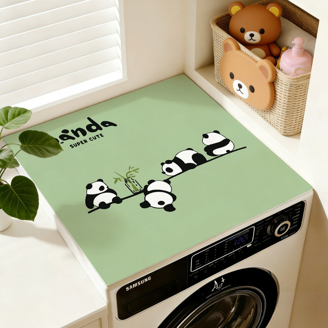 Cartoon Cat-Themed Laundry Table Cover
