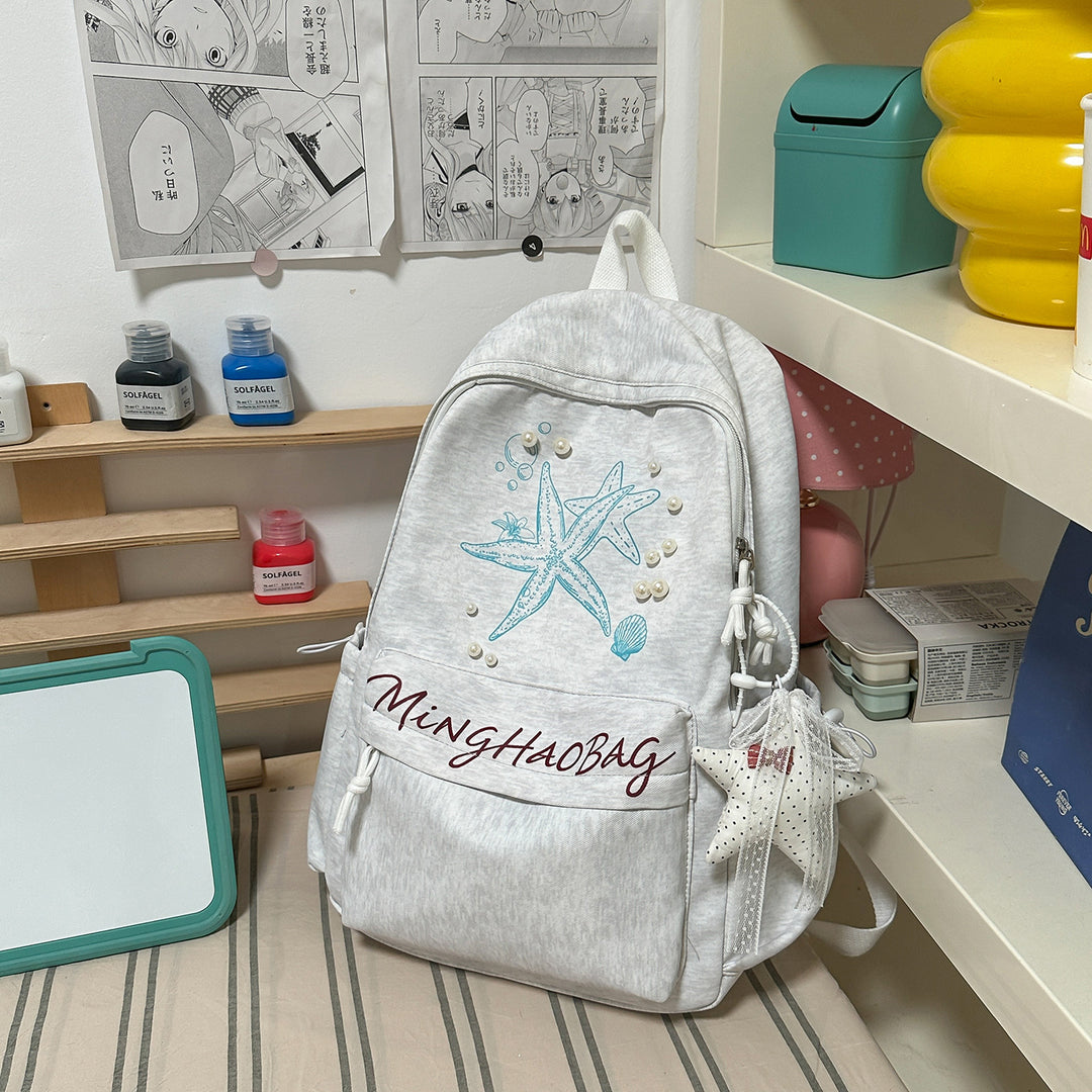 Decorative Beach-Themed Backpack Kalsten