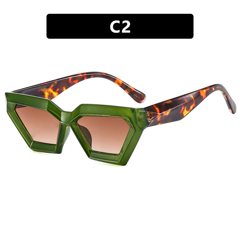Ladies eye-catching sunglasses in unique hexagon design Kalsten