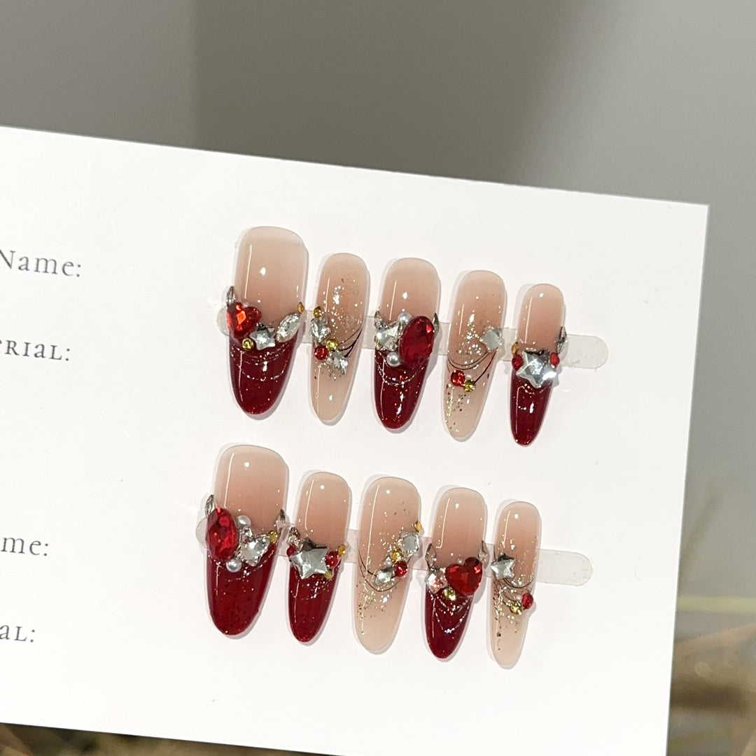 Elegant Press-On Nail Design
