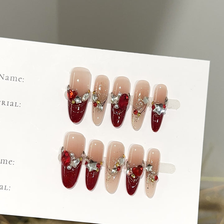 Elegant Press-On Nail Design