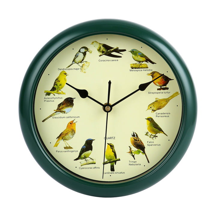 Wall clock with colorful bird design Kalsten