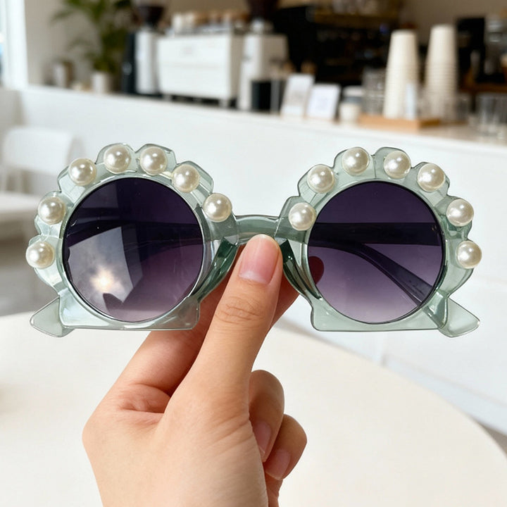 Pearl-Accented Vintage Inspired Sunglasses Kalsten