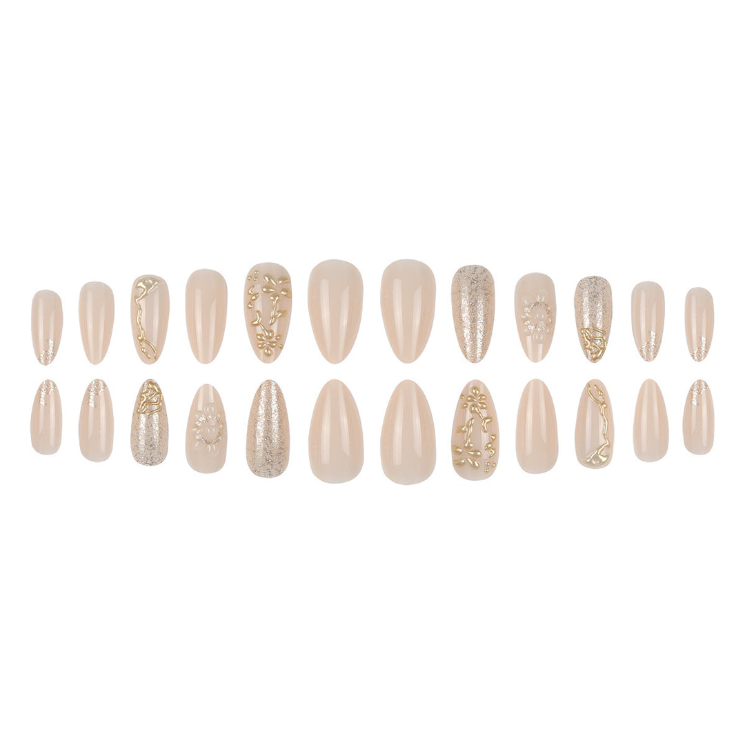 Decorative Press-On Nail Set Kalsten