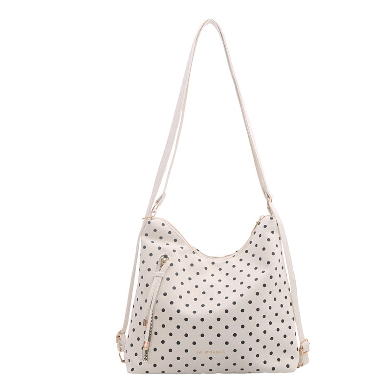 Stylish Polka Dot Crossbody Bag