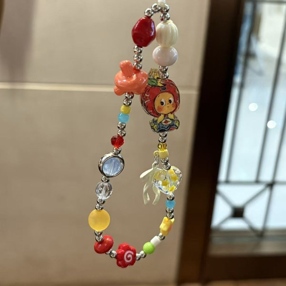 Fun-Themed Beaded Charm Eyewear Lanyard Kalsten