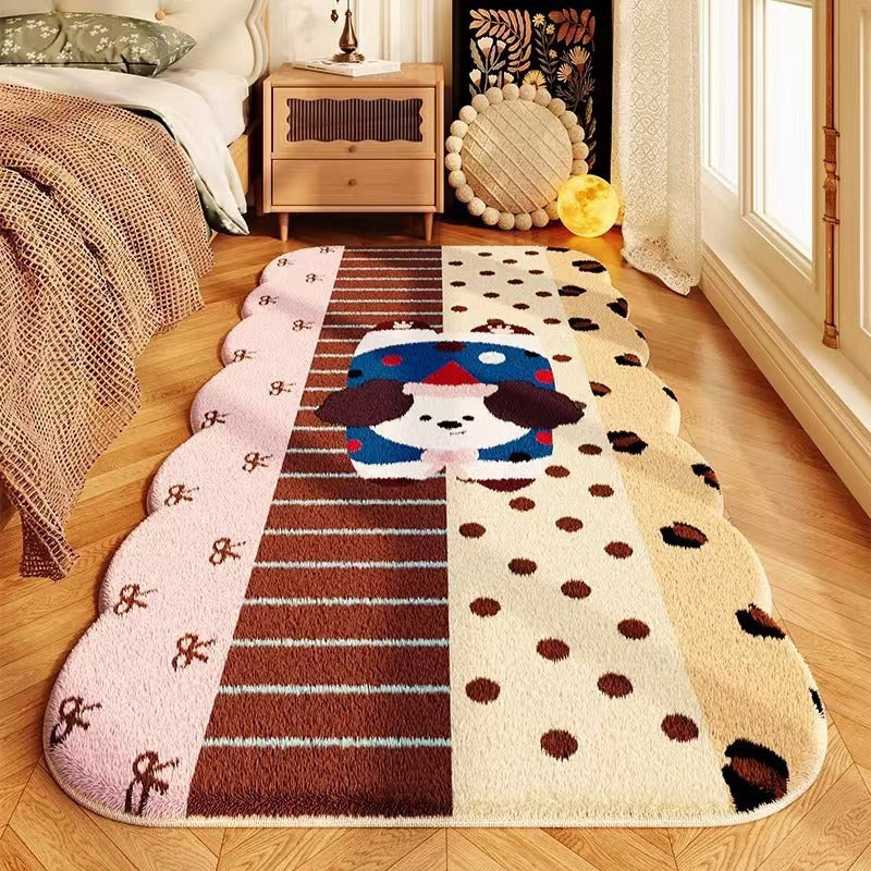 Decorative Cartoon Themed Plush Area Rug