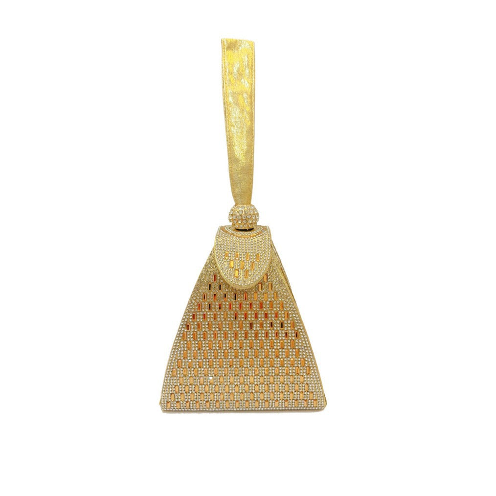 Geometric Mesh Evening Handbag