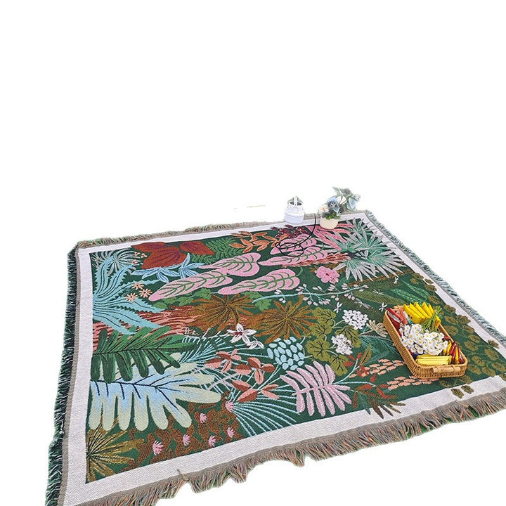 Artistic Woven Tapestry Blanket