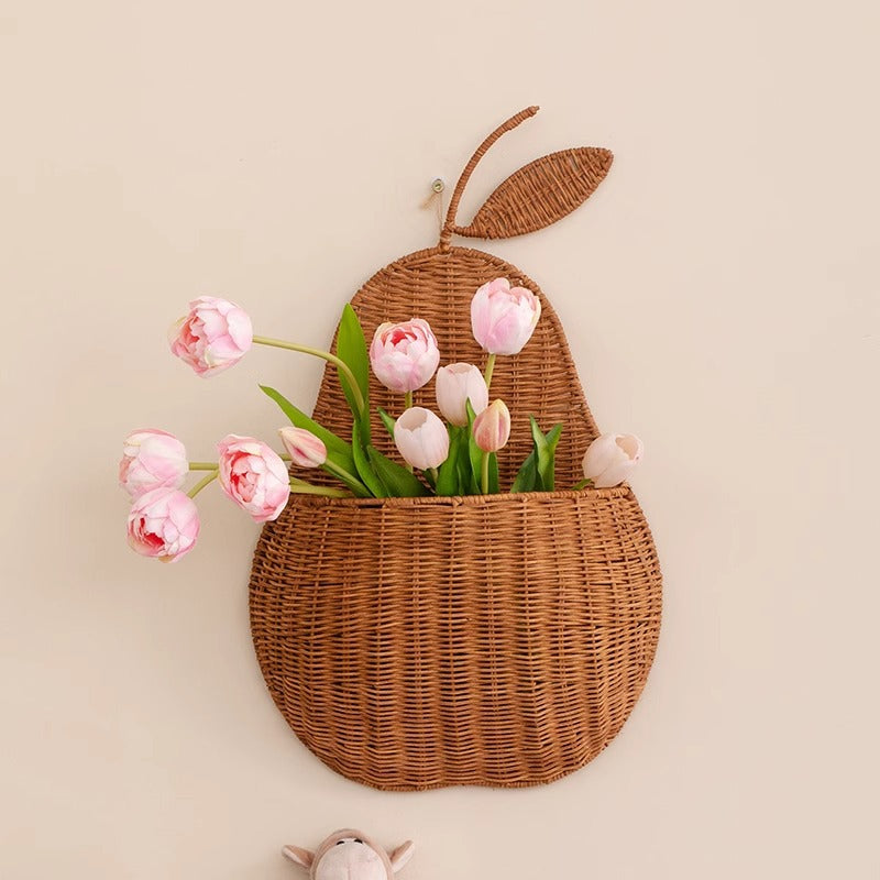 Decorative flower basket with handle Kalsten
