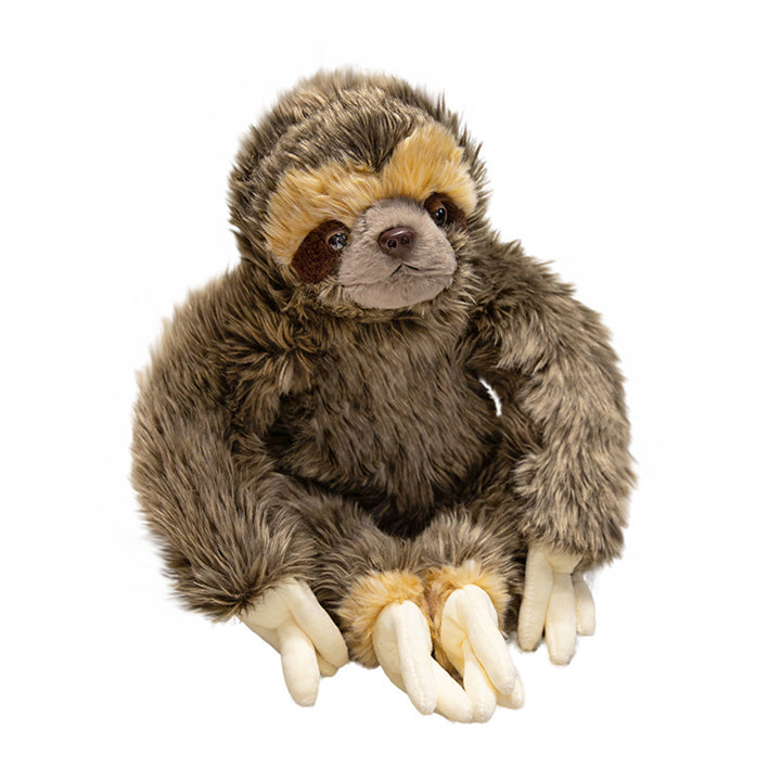 Lifelike Lying-Down Sloth Plush with Extra-Long Arms and Ultra-Soft Faux Fur Kalsten