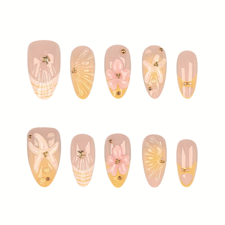 Artistic Decorative Press-On Nail Tips