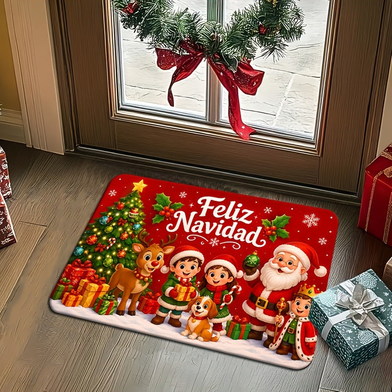 Christmas Themed Welcome Mat Kalsten