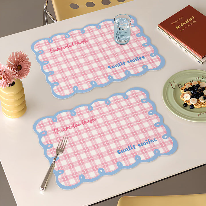 Scalloped Edge Dining Table Mat