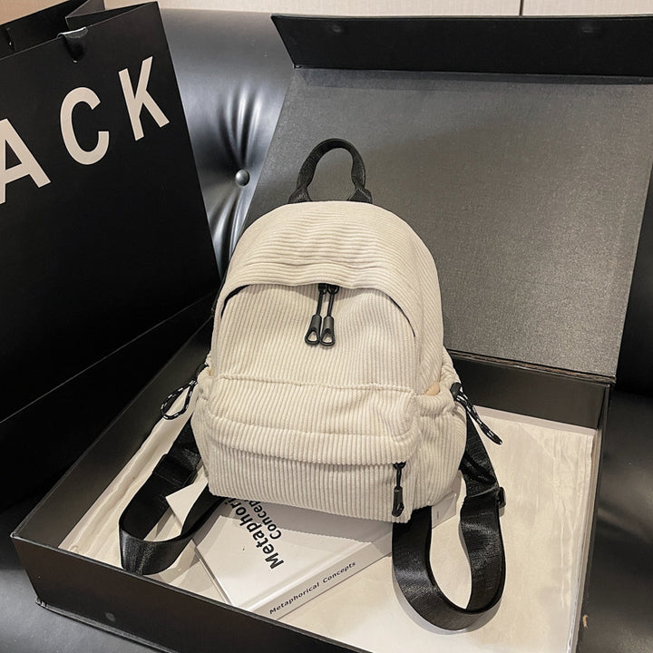 Cord-Backpack with Practical Front Pocket Kalsten