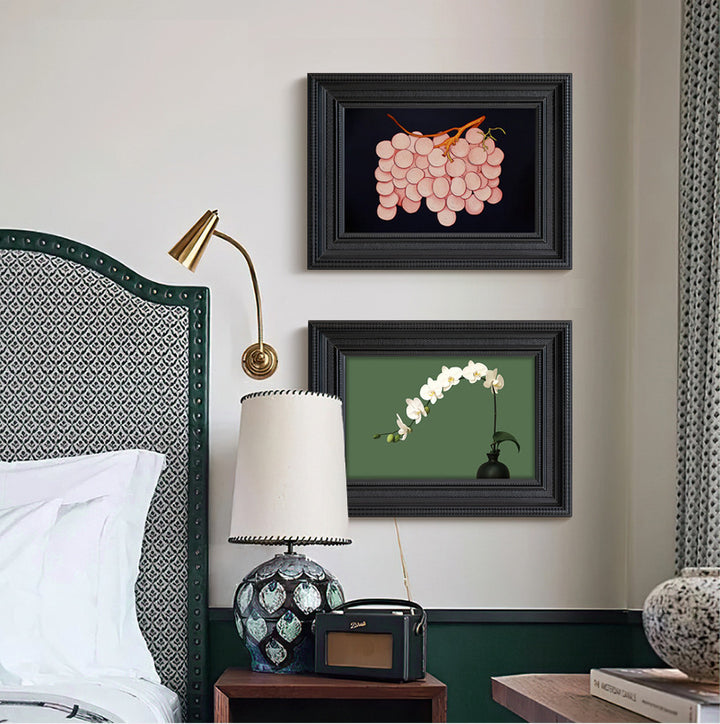 Floral framed artwork