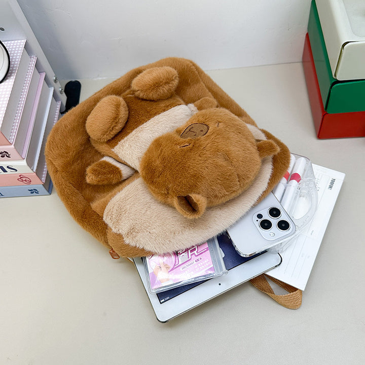 Plush backpack with animal cuddly motif Kalsten