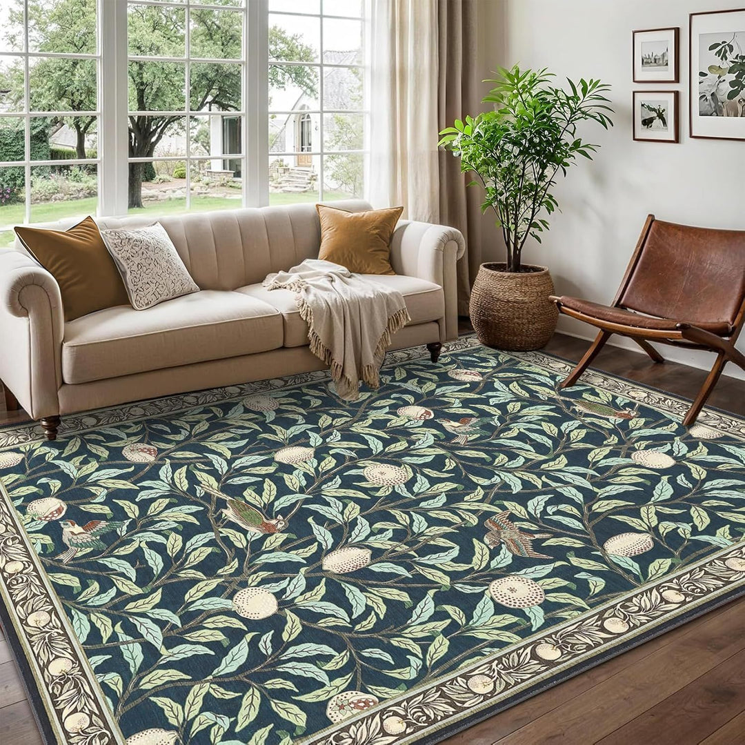 Botanical Design Area Rug